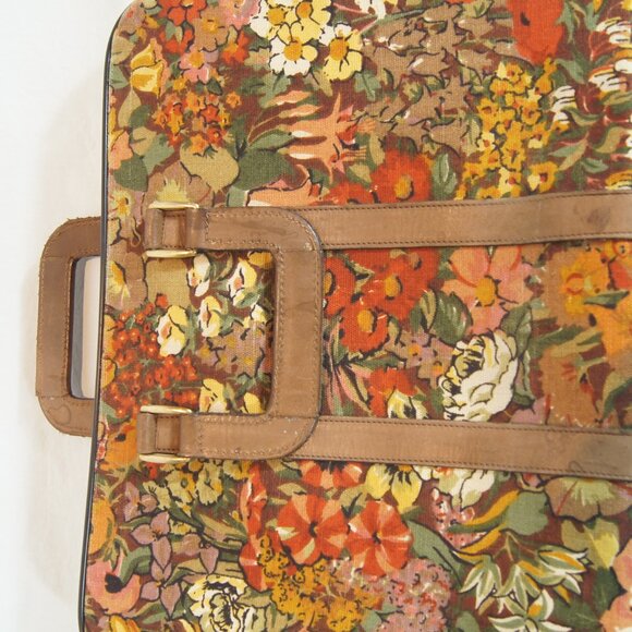 Vintage Ogilvy’s Montreal Floral Tapestry Laptop Bag / Briefcase – Made in U.K. - Picture 12 of 12